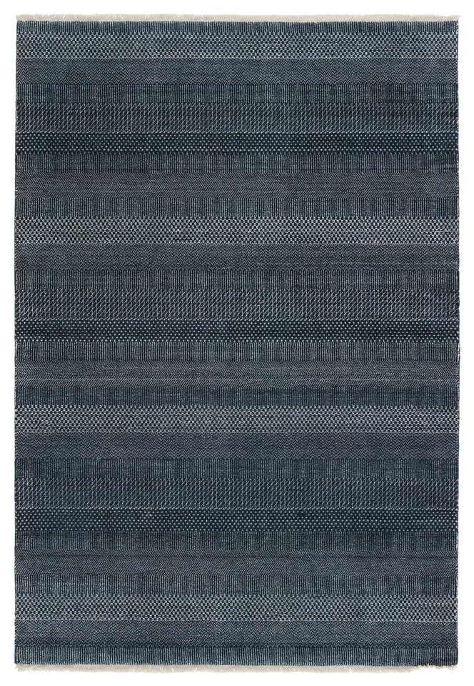 Adler Tribal Dark Blue/ Ivory Area Rug (8'X10')