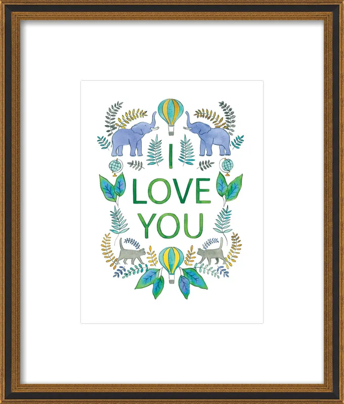 I Love You by Rachel Rogers for Artfully Walls