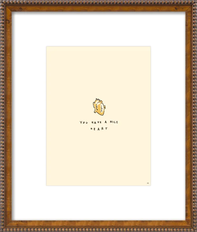 You Have A Nice Heart by Melody Hansen for Artfully Walls