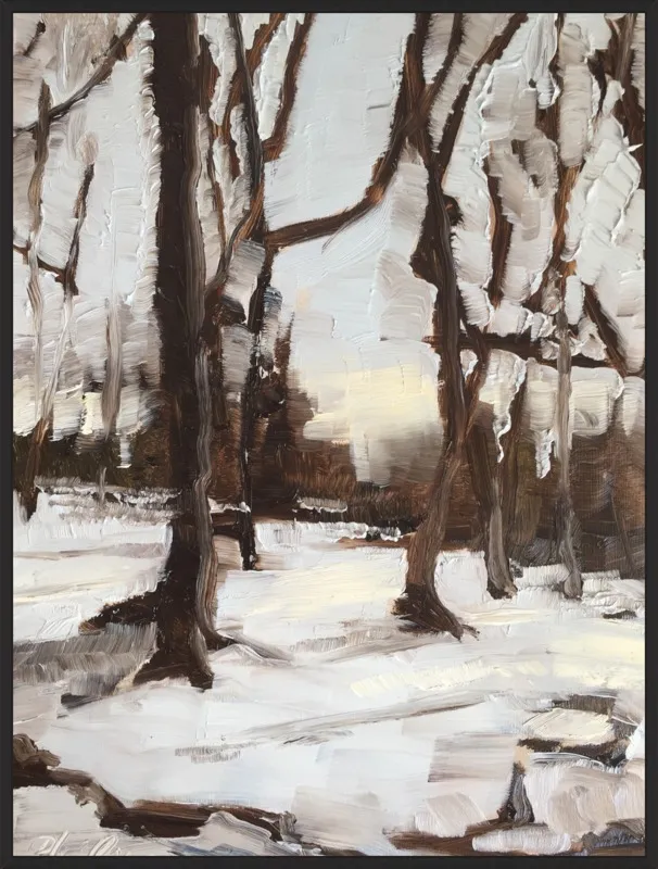 Winter forest by Philine van der Vegte for Artfully Walls