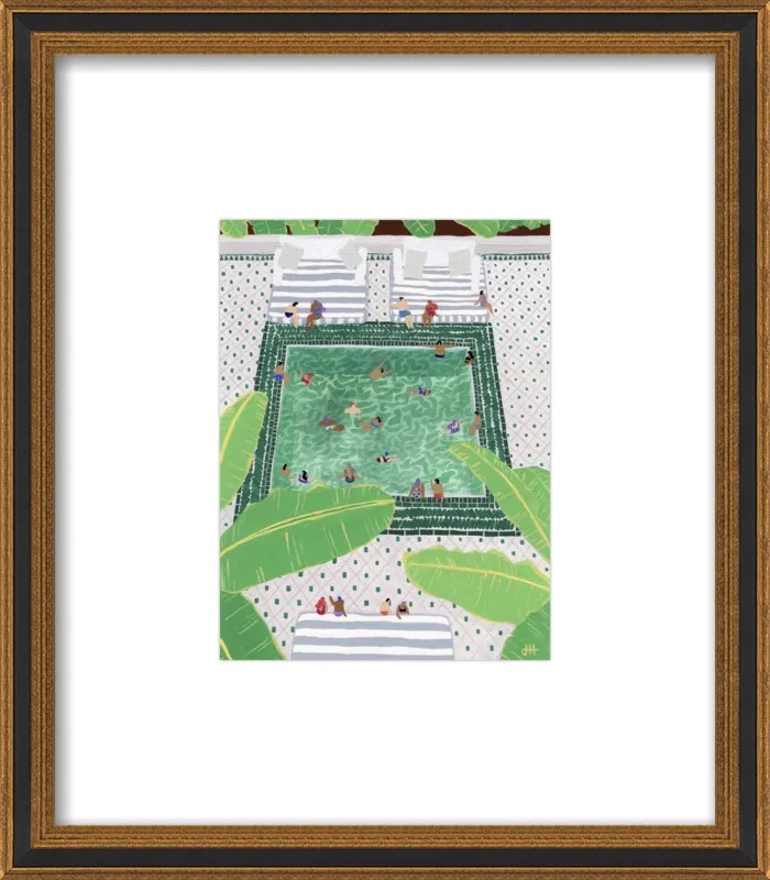 Green Riad by Joanne Ho for Artfully Walls