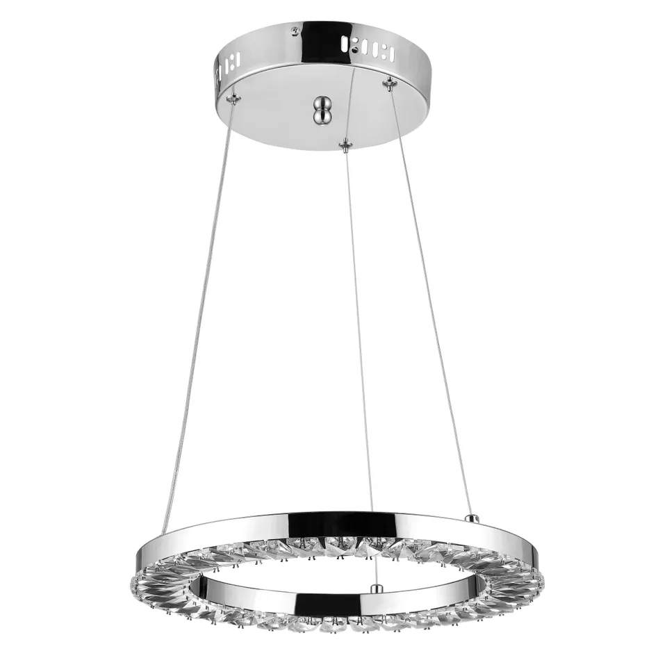 Messon LED 14 Inch Pendant - Chrome
