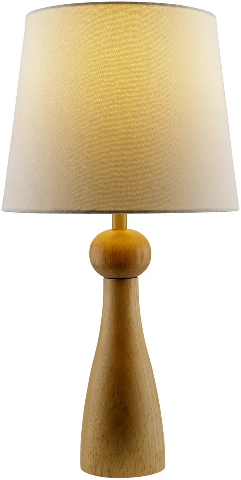 Jatoba  Painted 19"H x 10"W x 10"D Accent Table Lamp