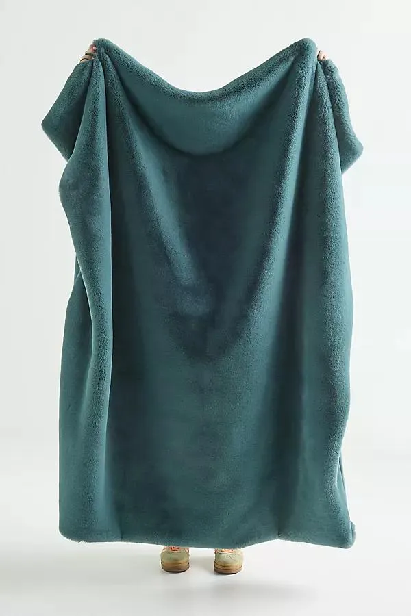 Sophie Faux Fur Throw Blanket
