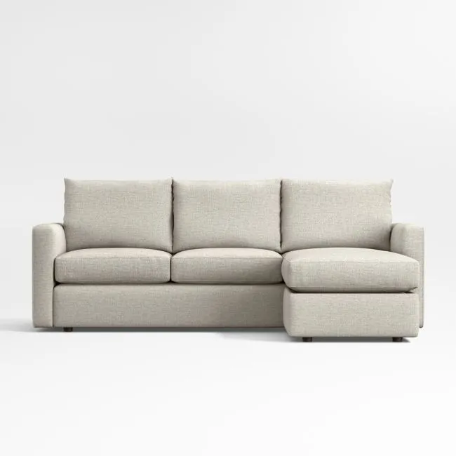 Lounge Classic 93" Reversible Storage Chaise Lounge Sectional Sofa