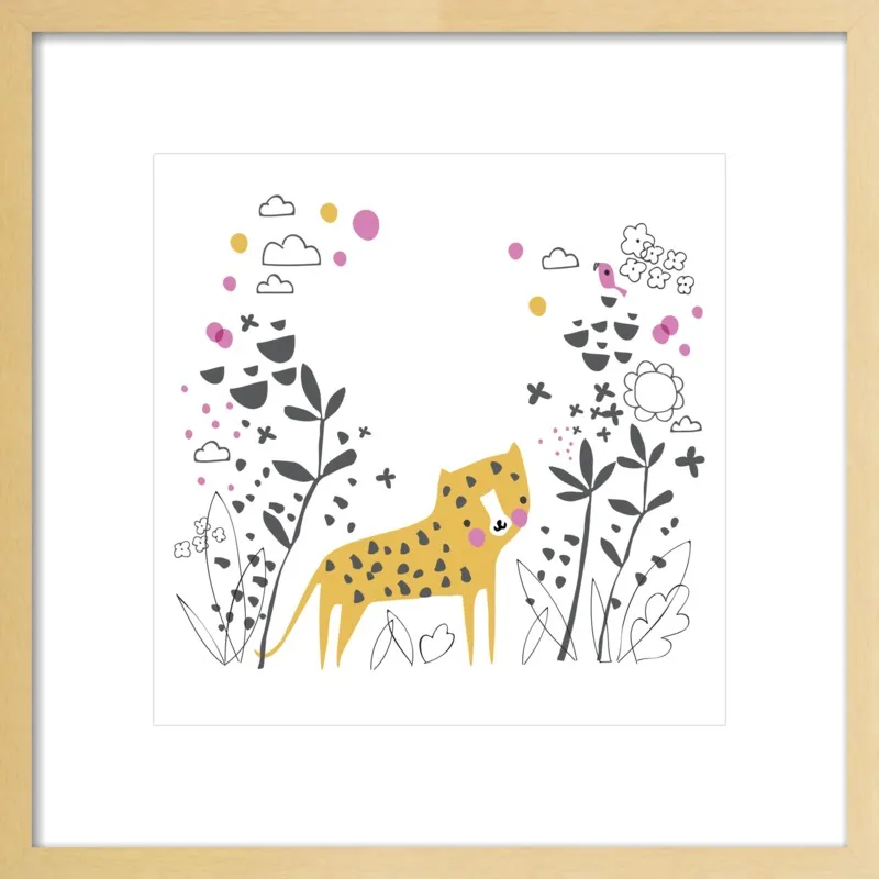 Little jungle leopard by Lizzie Mackay for Artfully Walls