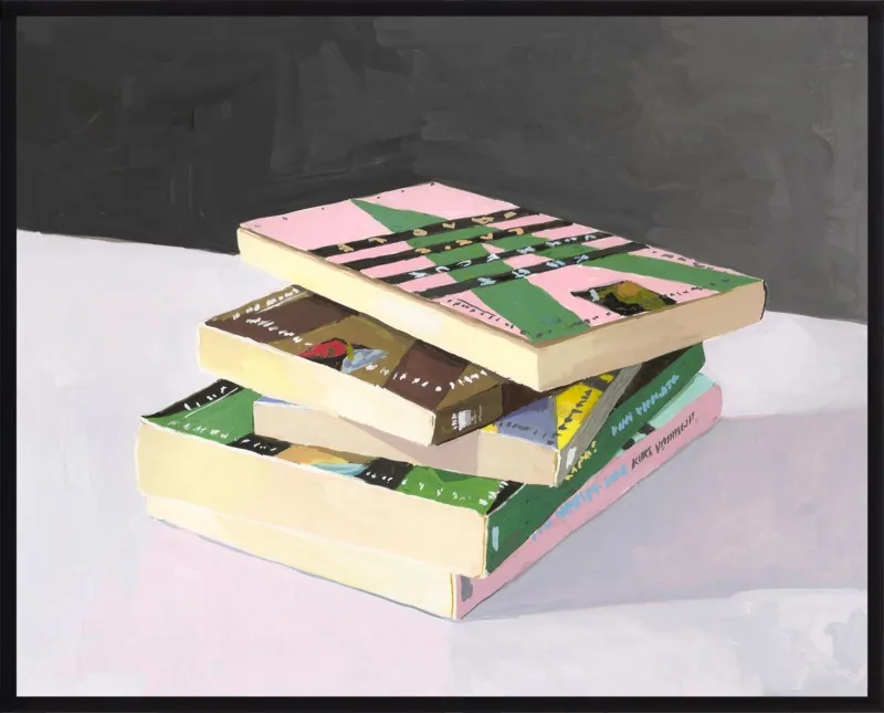 Vonnegut Stack by Elizabeth Mayville for Artfully Walls