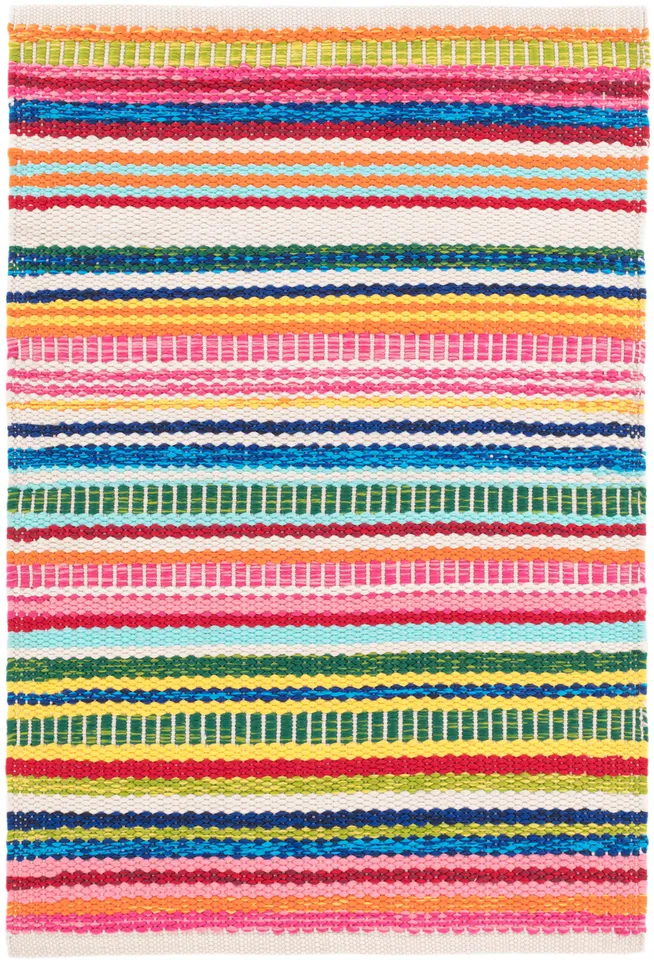 Bright Stripe Handwoven Indoor/Outdoor Rug