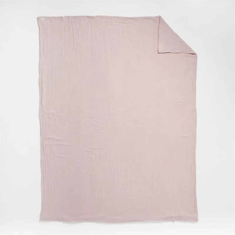 Supersoft Lilac Rose Gauze Kids Full/Queen Duvet Cover