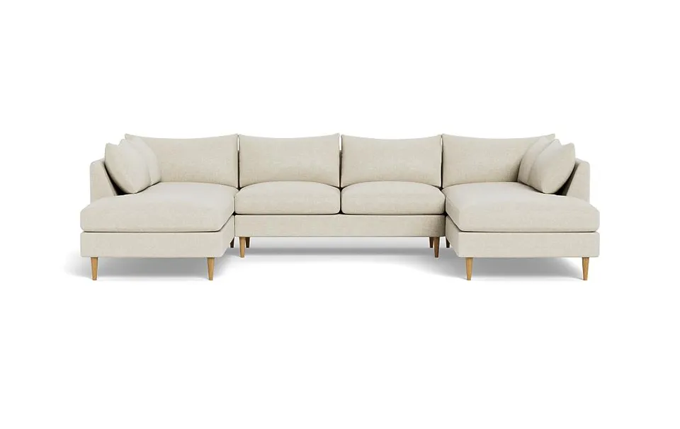 Sloan 3-Piece U-Bumper Sectional
