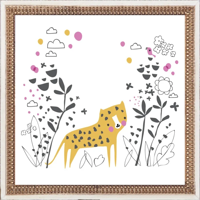 Little jungle leopard by Lizzie Mackay for Artfully Walls