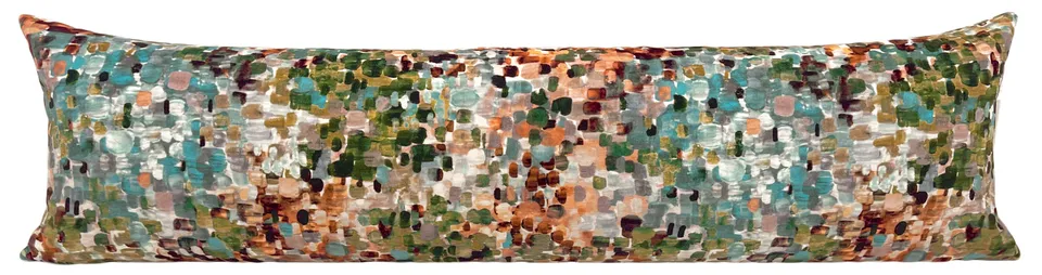 THE XL LUMBAR :: MONET VELVET // MULTI - 14" X 48"