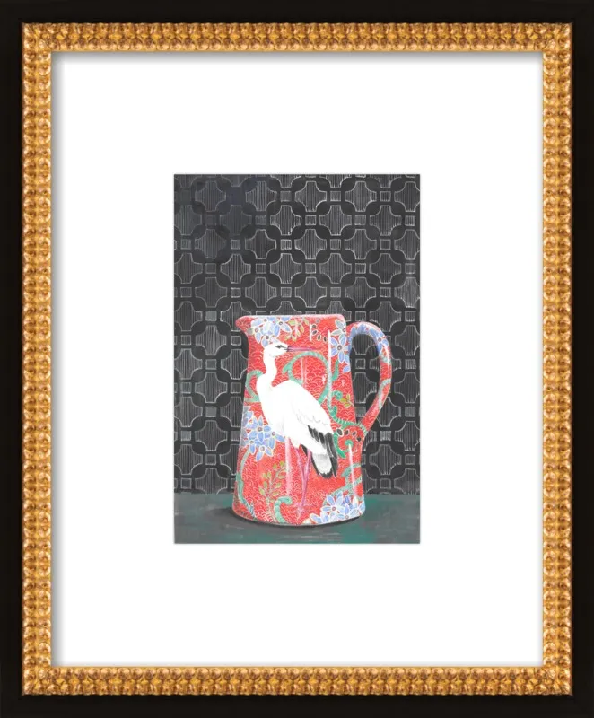 Red Vase by Miri Eshet for Artfully Walls