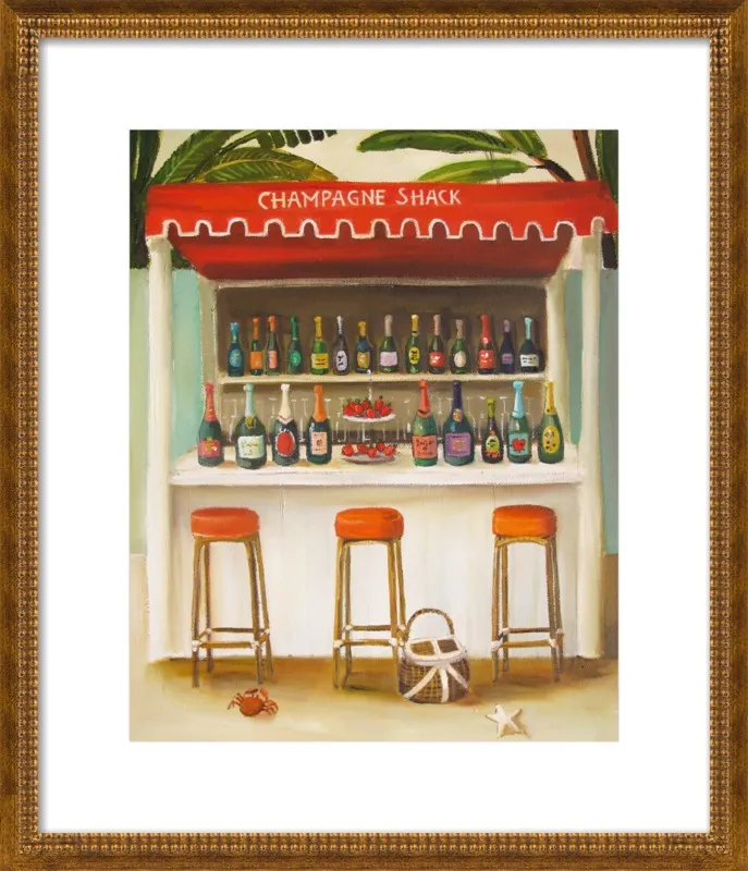 Champagne Shack by Janet Hill for Artfully Walls