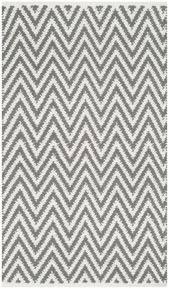 Arlo Home Hand Woven Area Rug, MTK812A, Grey/Ivory,  2' 6" X 4'