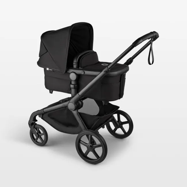 Bugaboo Kangaroo Midnight Black Fabric Complete Baby Bassinet