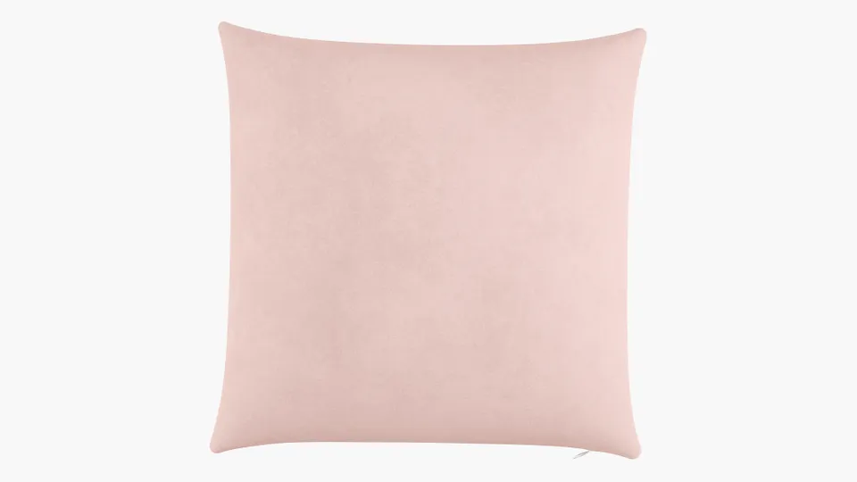Throw Pillow 22", Blush Classic Velvet, 22" x 22"