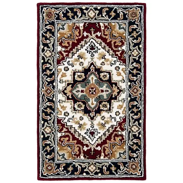 Heritage Row Heriz Medallion Area Rug