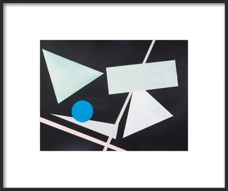 Geo Greens by Kristin Gaudio Endsley for Artfully Walls