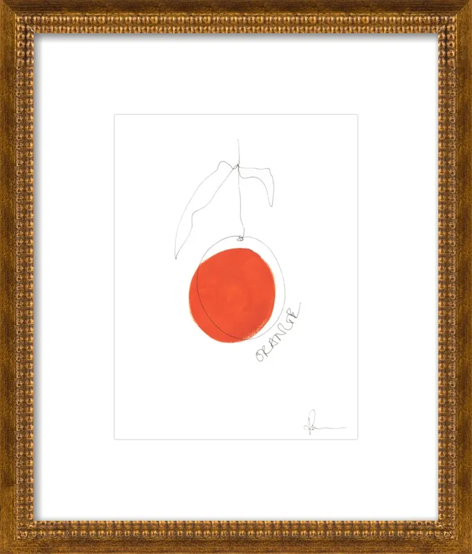 Orange by Polly Mann for Artfully Walls