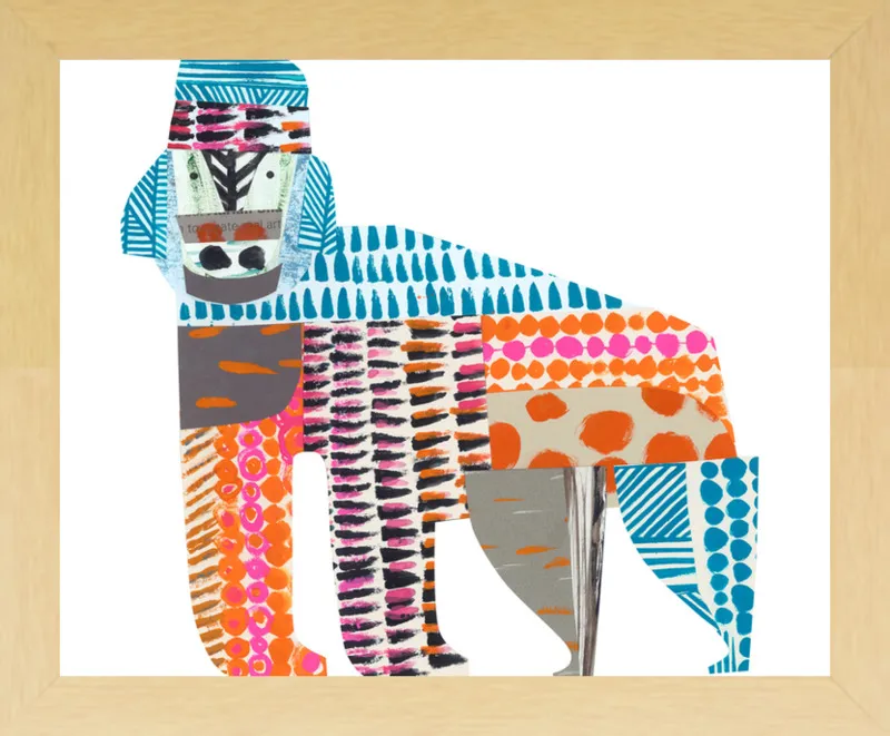 gorilla by Clare Youngs for Artfully Walls