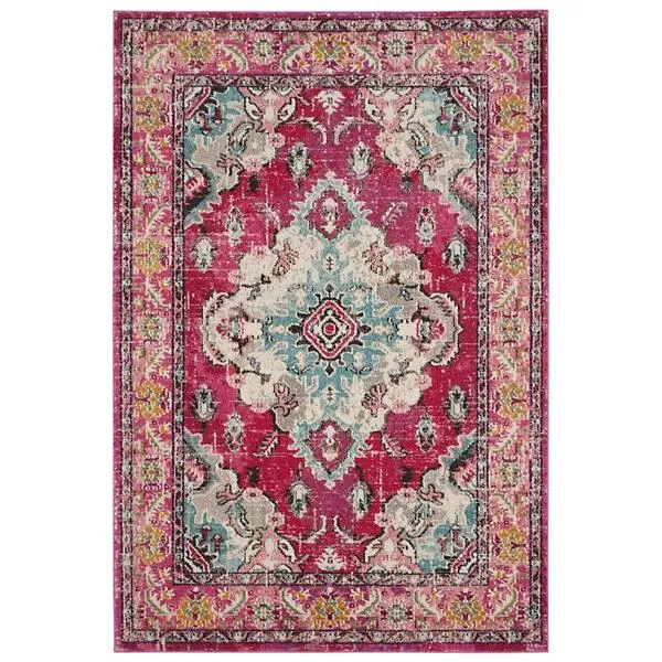 Montego Distressed Medallion Area Rug