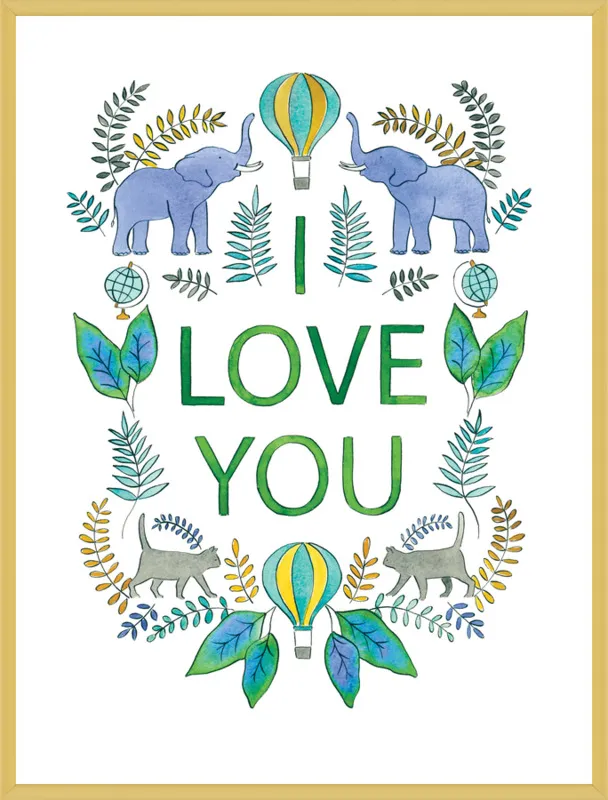 I Love You by Rachel Rogers for Artfully Walls