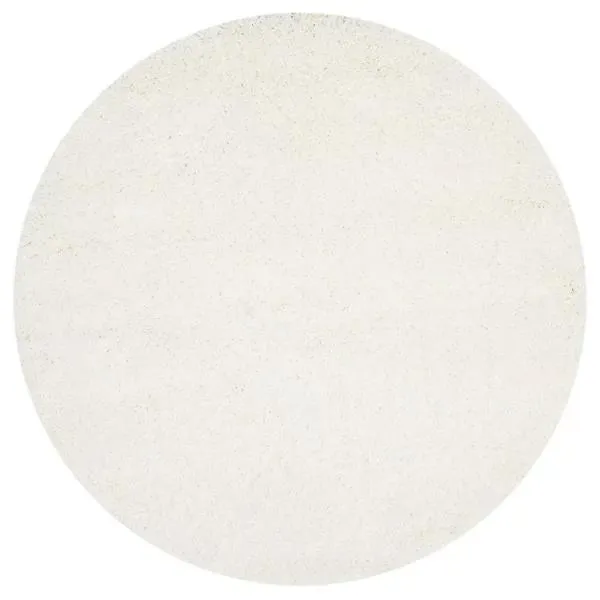 Cozy Shag Solid Neutral Area Rug