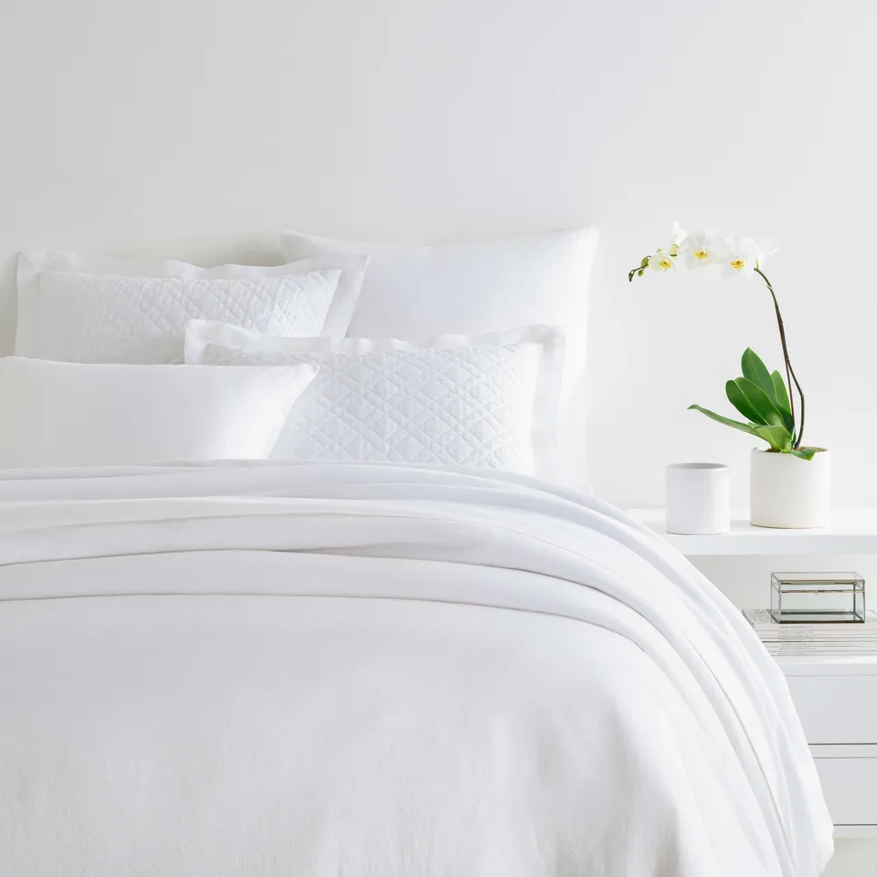 Lush Linen White Duvet Cover