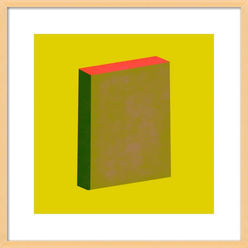 Color Books 4, Olive, Forest, Hot Red & Pear Green by Jessica Poundstone for Artfully Walls