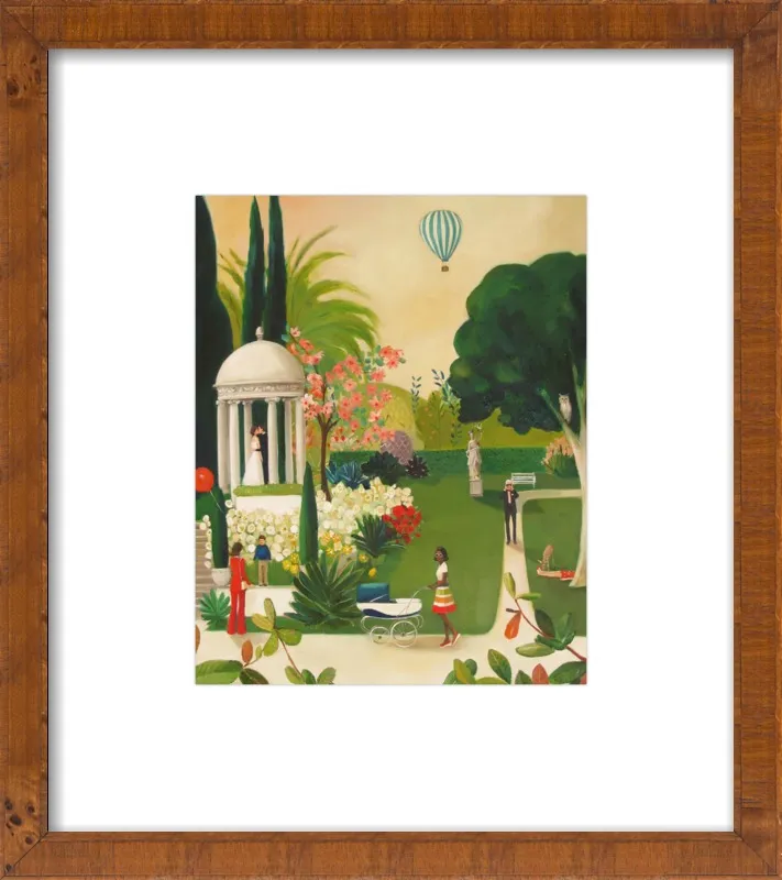 A Fainting in the Botanical Gardens by Janet Hill for Artfully Walls