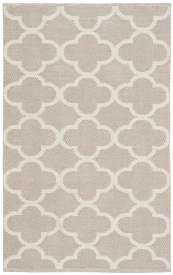 Arlo Home Hand Woven Area Rug, MTK725A, Grey/Ivory,  2' 6" X 4'