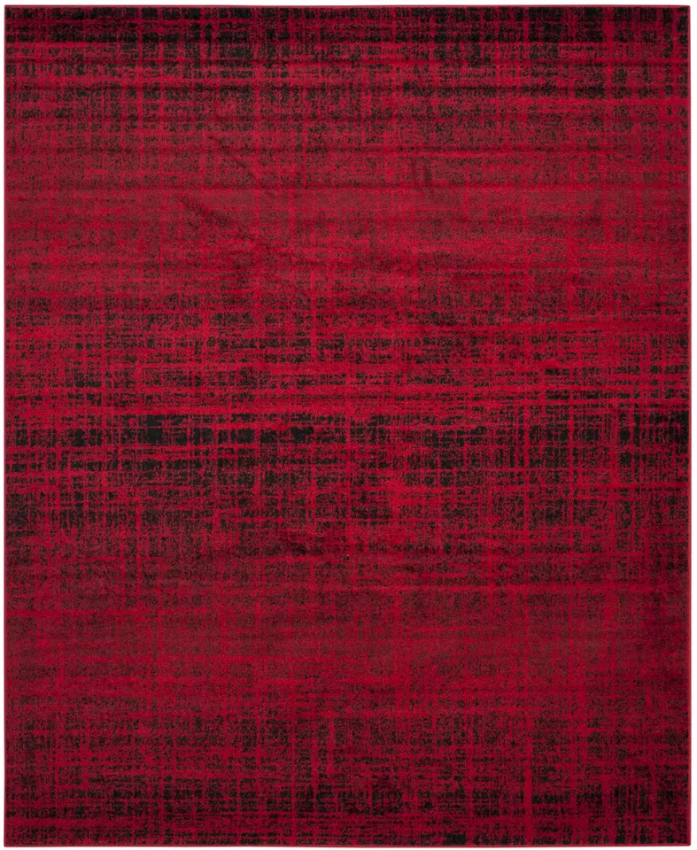 Arlo Home Woven Area Rug, ADR116F, Red/Black,  9' X 12'