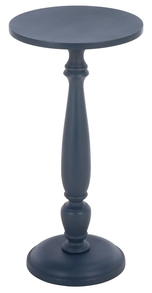 Rhue Accent Table - Navy Blue
