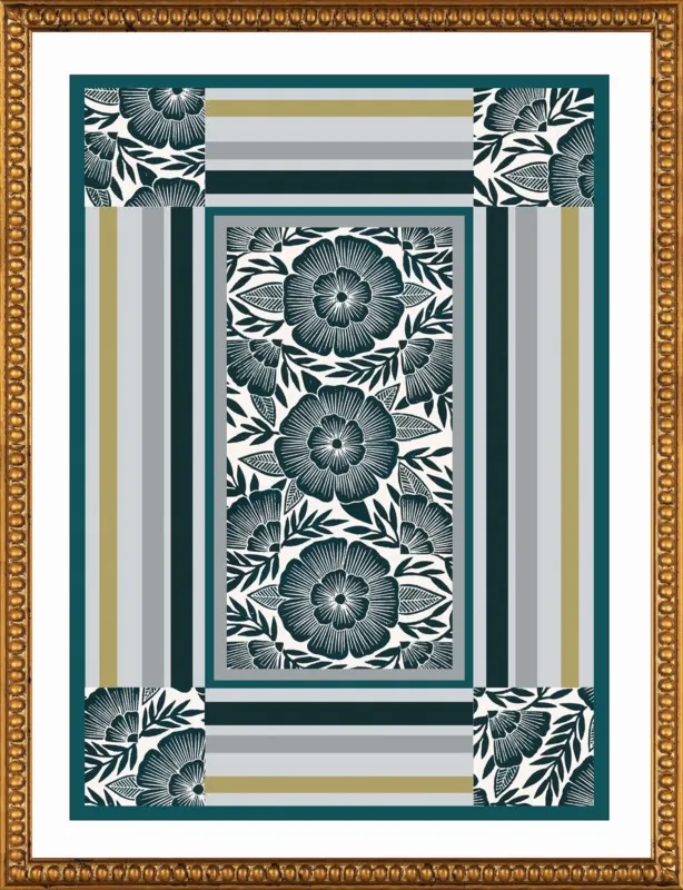 Botanical Frame 1 by Katharine Watson for Artfully Walls
