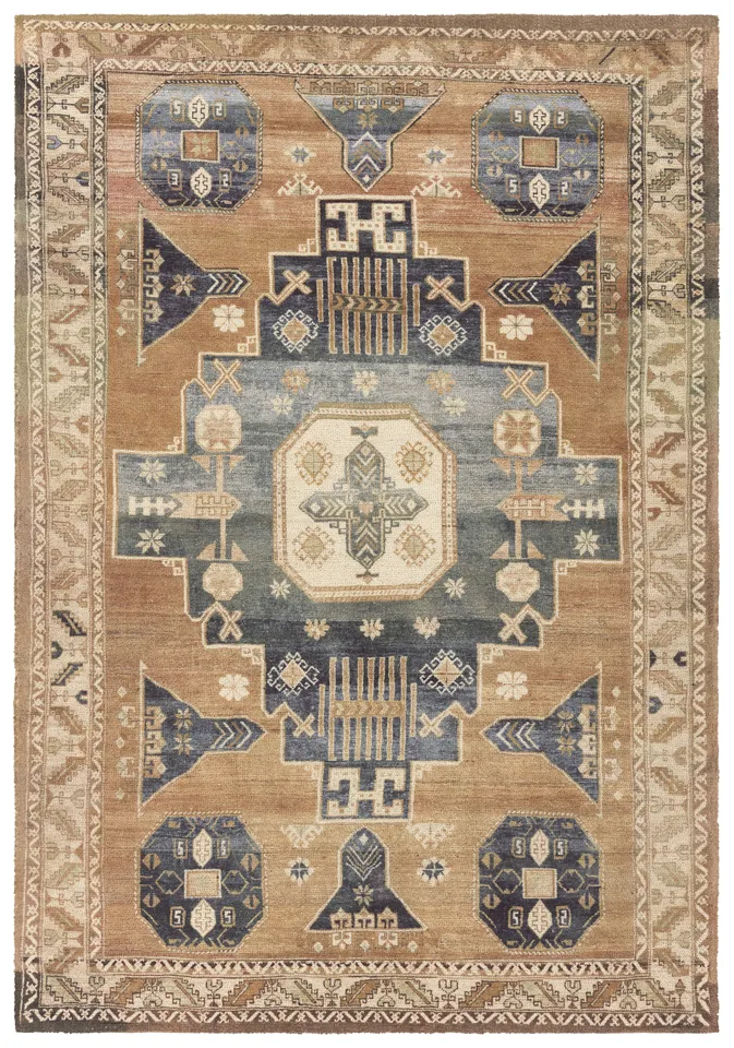 House Sprucing Amorino AMT01 Traditional Yellow/Gold Rectangle 8'6"x11'6"