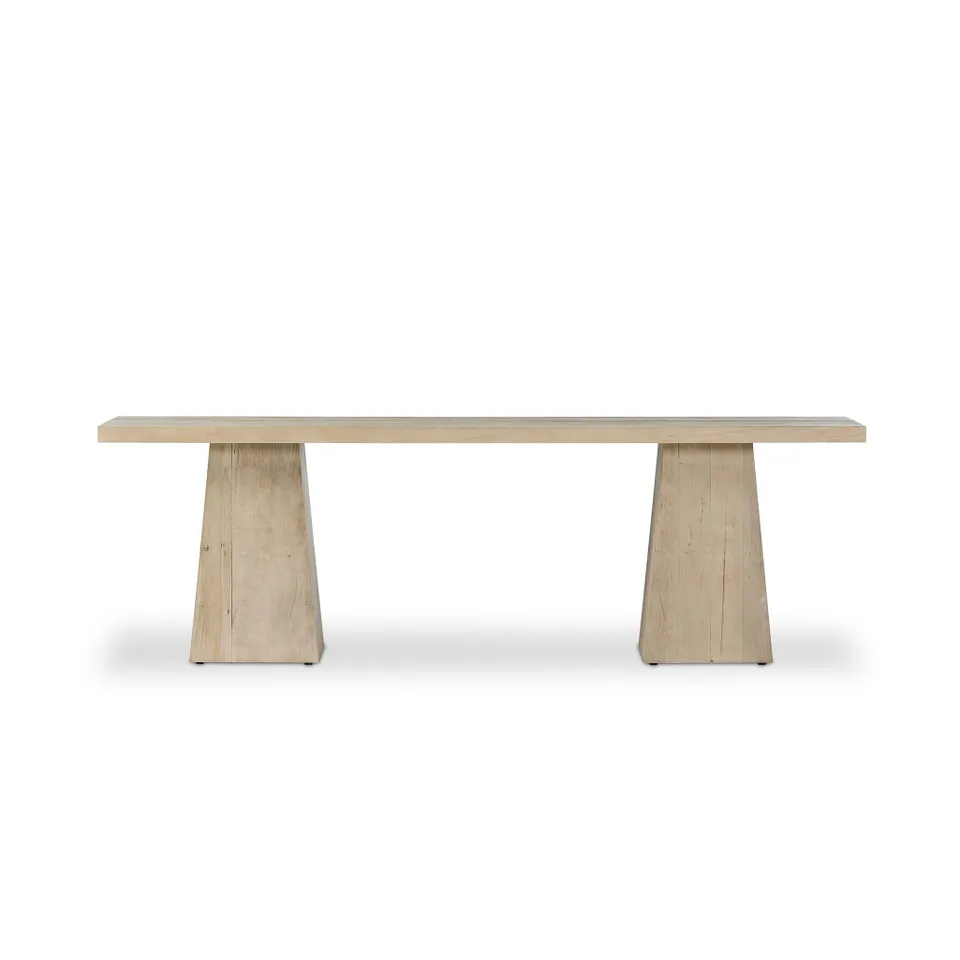 Atlas Console Table - Bleached Alder