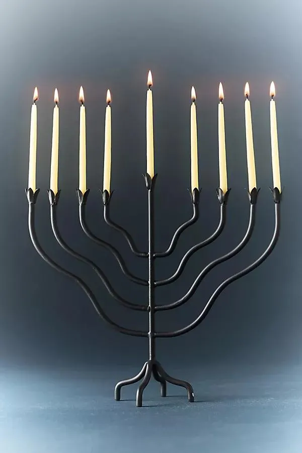Beacon Wrought Iron Menorah