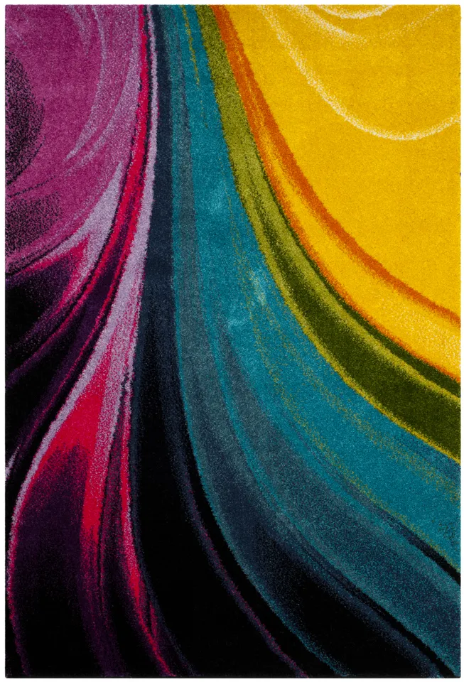 Arlo Home Woven Area Rug, FSG372M, Multi,  6' 7" X 9' 2"