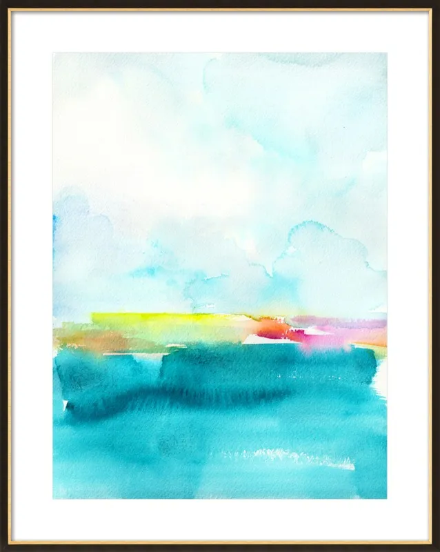 Oceanscape II by Christine Lindstrom for Artfully Walls