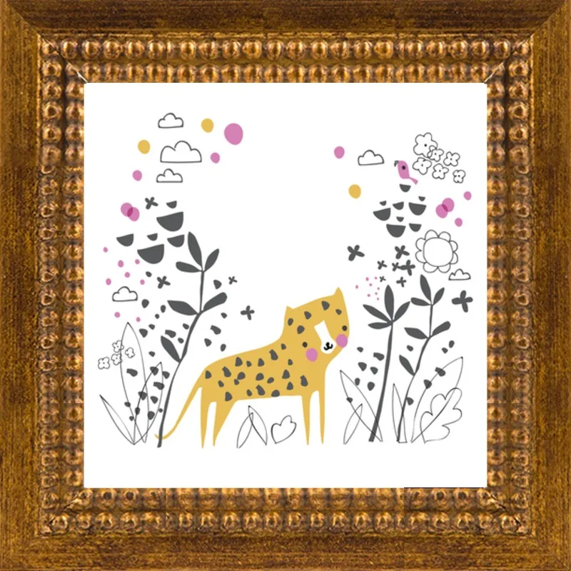 Little jungle leopard by Lizzie Mackay for Artfully Walls
