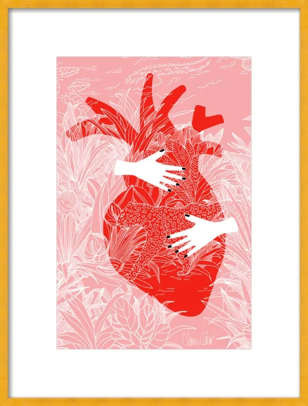REFUGE ROSE by Claire Colin for Artfully Walls