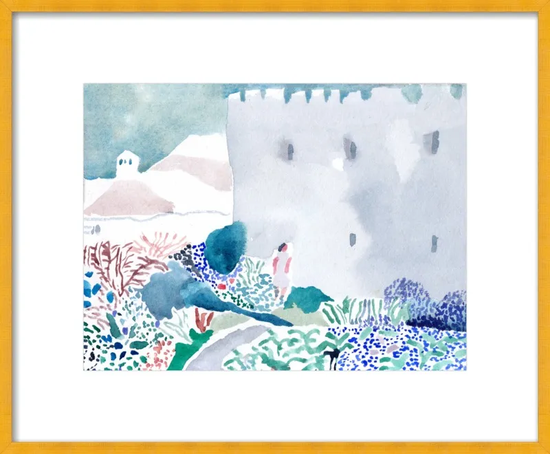 Castle Flowers by Charlotte Ager for Artfully Walls