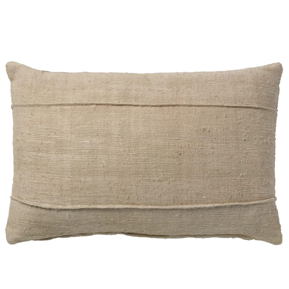 Garreth EMM02 Solid Tan Lumbar Poly Filled Pillow (16"x24")