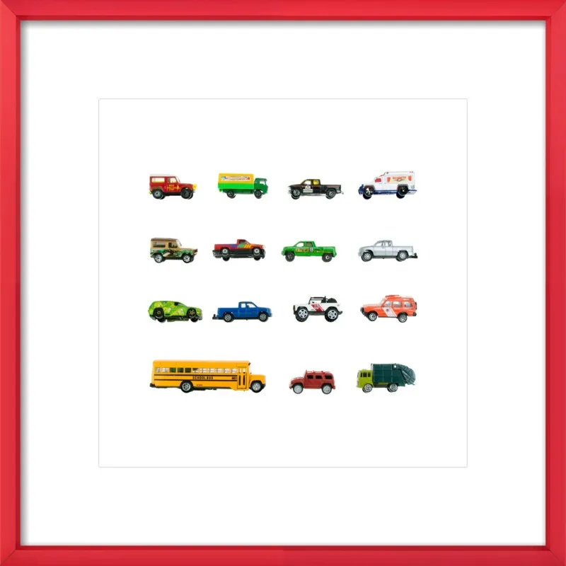 Vintage Toy Trucks by Jennifer Steen Booher for Artfully Walls