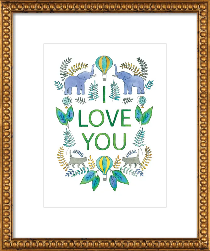 I Love You by Rachel Rogers for Artfully Walls
