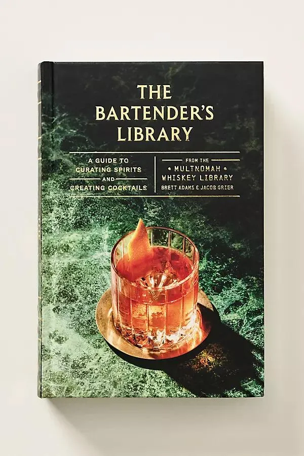 The Bartender's Library Hardcover Cocktail Book