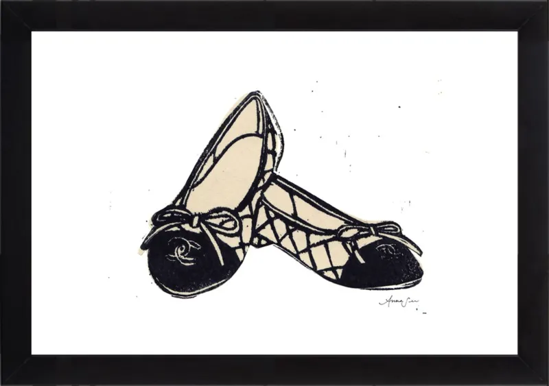 Chanel Ballet Flats by Anna See for Artfully Walls