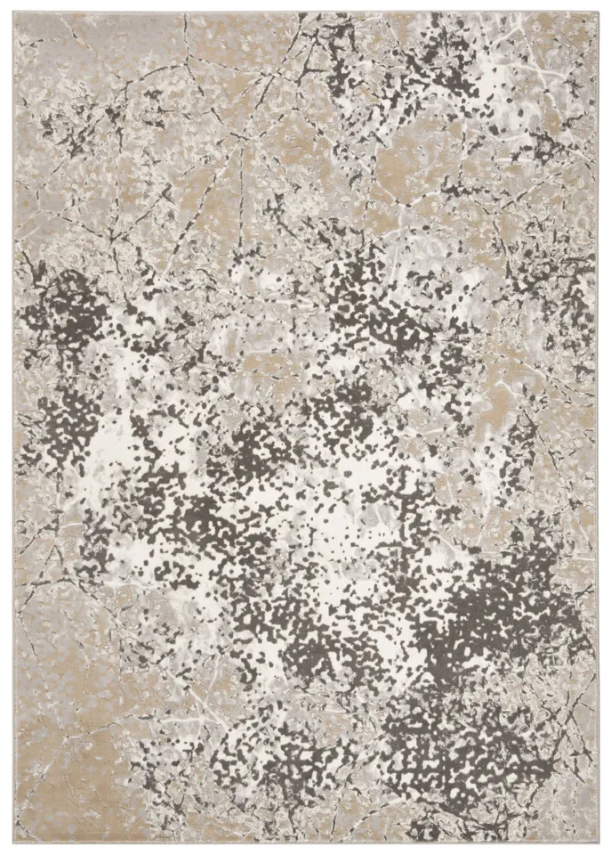 Arlo Home Woven Area Rug, VGE771A, Cream/Beige,  5' 1" X 7' 6"