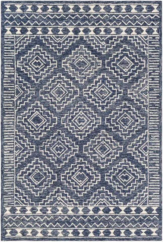 Granada Blue Indoor 9' x 12' Handmade Rug